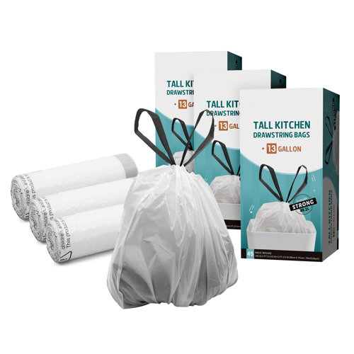 Innovaze 13 Gallons Plastic Trash Bags 135 Count(Set of 135) Wayfair